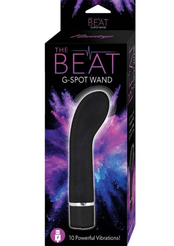 The Beat G-Spot Rechargeable Silicone Vibrator - Black