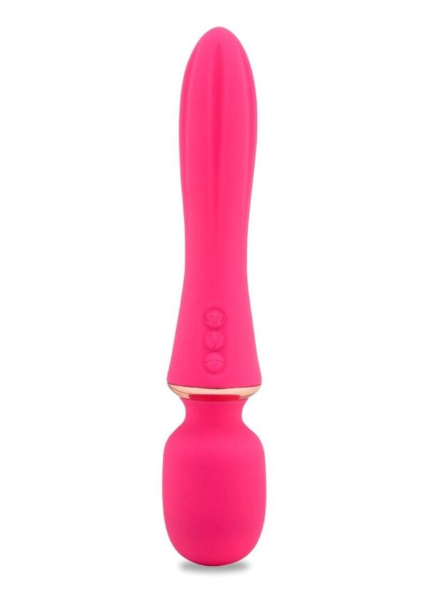 Nu Sensuelle Mika Nubii Rechargeable Silicone Mini Wand - Pink - Image 4