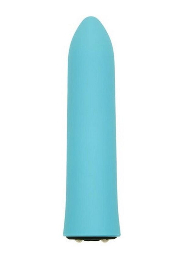 Nu Sensuelle Point Rechargeable Silicone Bullet - Teal Blue - Image 4