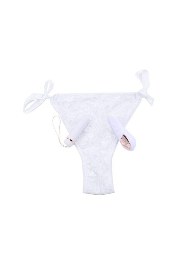 Sensuelle Limited Edition Pleasure Panty Vibe with Remote Control - White - Image 2