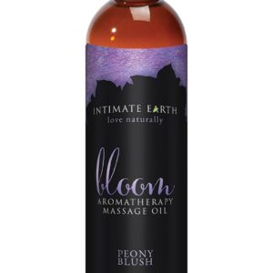 Intimate Earth Bloom Aromatherapy Massage Oil Peony Blush 4oz