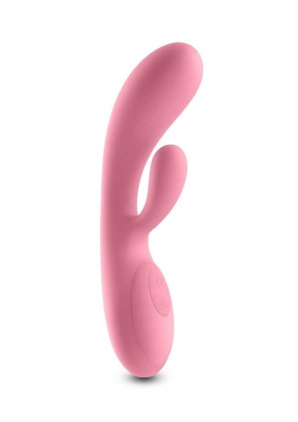 Lust-N-Dreams Samba Rechargeable Silicone Rabbit Vibrator - Pink - Image 2