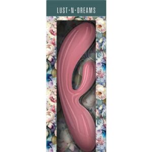 Lust-N-Dreams Samba Rechargeable Silicone Rabbit Vibrator - Pink