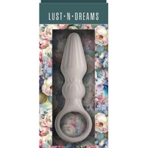 Lust-N-Dreams Bossa Rechargeable Silicone Anal Plug - White