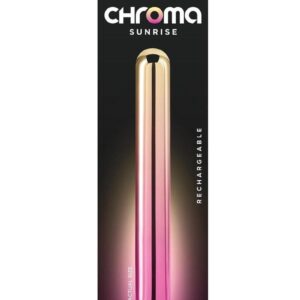 Chroma Sunrise Rechargeable Vibrator - Large - Multicolor
