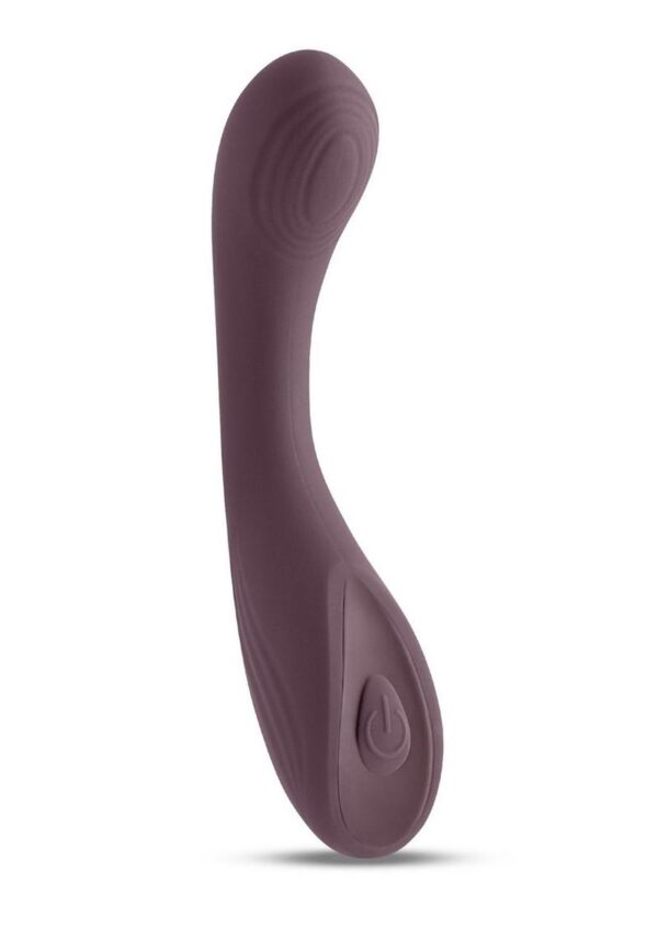 Desire Collection Pure Rechargeable Silicone Vibrator - Grey - Image 2