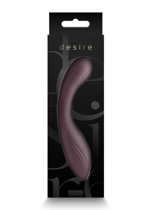 Desire Collection Pure Rechargeable Silicone Vibrator - Grey - Image 4