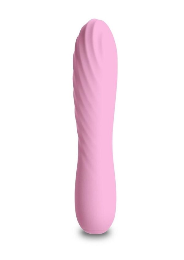 Desire Destiny Rechargeable Silicone Vibrator - Pink - Image 2