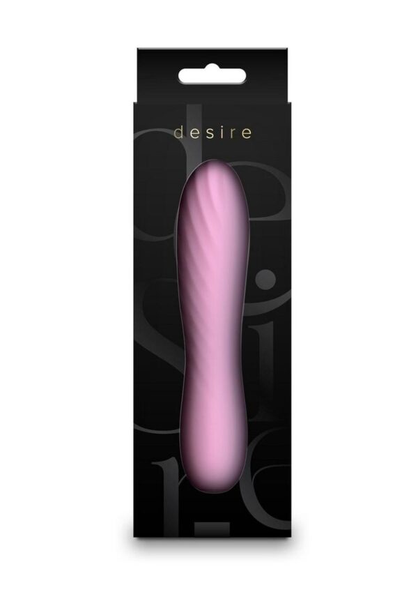 Desire Destiny Rechargeable Silicone Vibrator - Pink - Image 4