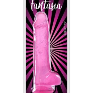 Fantasia Ballsy Dildo 4.5in - Pink