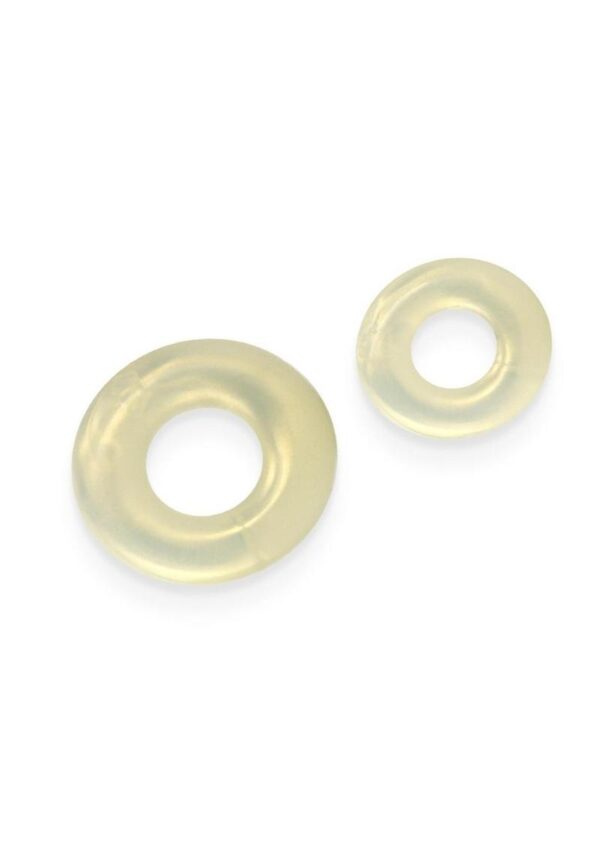 Fantasia Double Stack Cock Rings - Yellow - Image 2