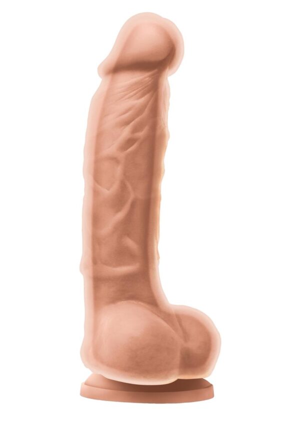 Colours Dual Density Silicone Dildo 5in - Vanilla - Image 2