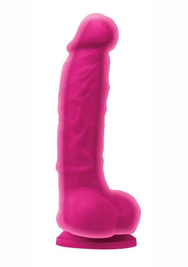 Colours Dual Density Silicone Dildo 5in - Pink - Image 2