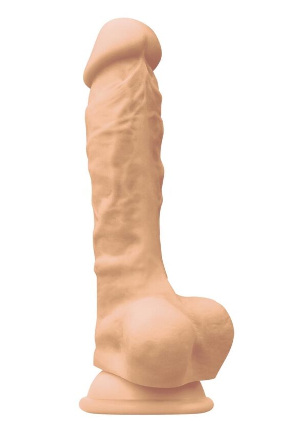 Colours Pleasure Silicone Dildo 7in - Vanilla - Image 2