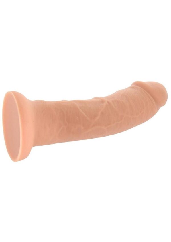 Colours Pleasures Girth Silicone Dildo 7in - Vanilla - Image 3