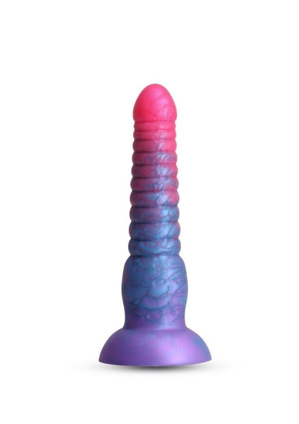 Colours Stacked Silicone Dildo 6in - Pink/Blue - Image 2