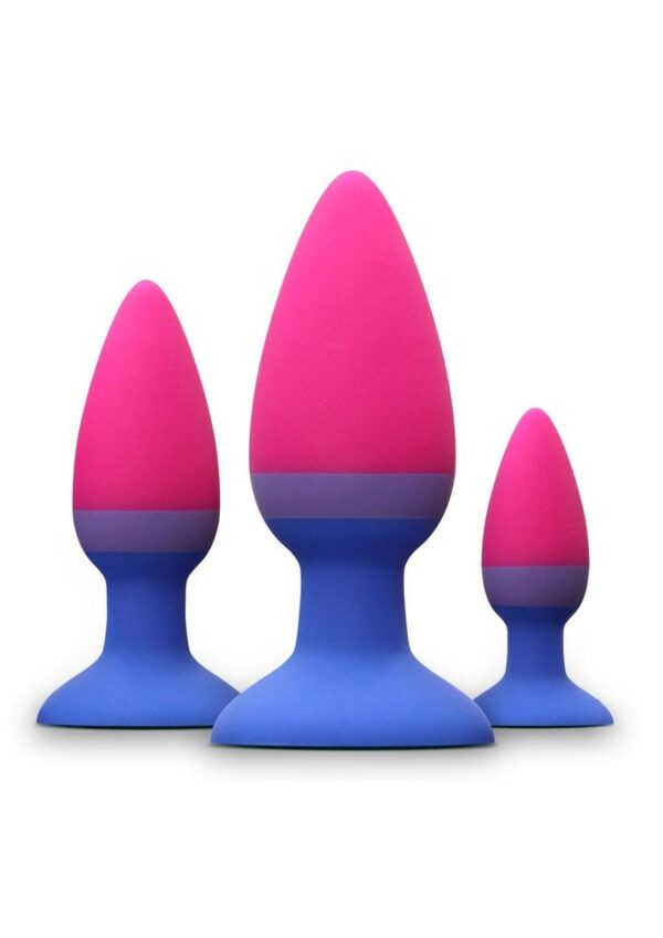 Colours Pleasures Trainer Silicone Anal Plug Kit - Assorted Colors - Image 2