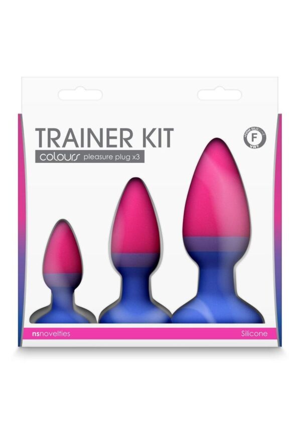 Colours Pleasures Trainer Silicone Anal Plug Kit - Assorted Colors - Image 3
