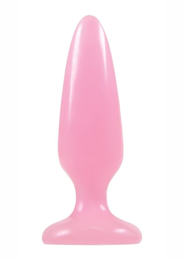 Firefly Pleasure Plug Butt Plug Glow In The Dark - Pink - Image 2