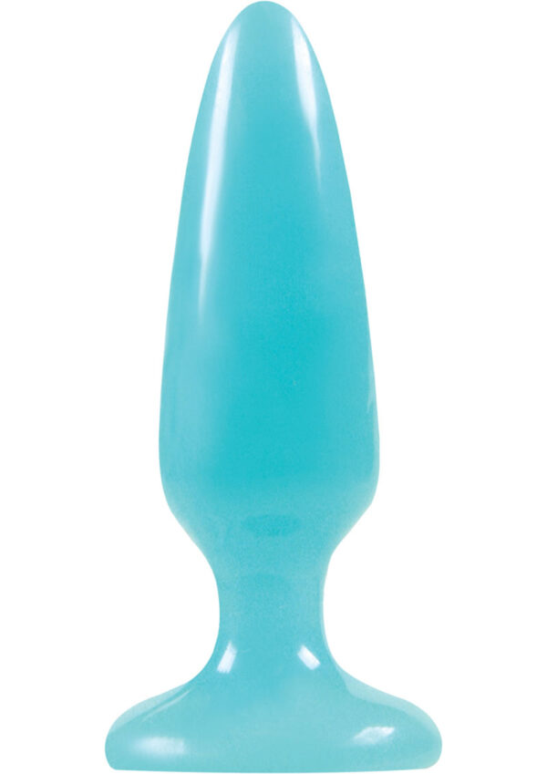 Firefly Pleasure Plug Butt Plug Glow In The Dark - Blue - Image 2