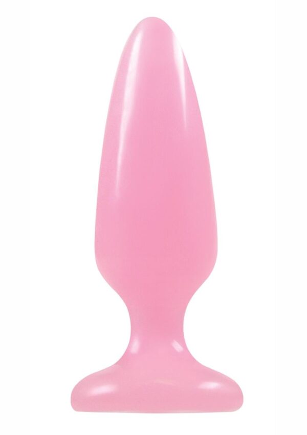 Firefly Pleasure Plug Butt Plug Glow In The Dark - Pink - Image 2