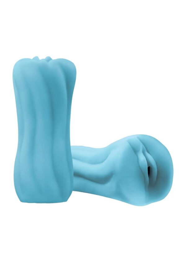 Firefly Yoni Silicone Masturbator Glow In The Dark - Pussy - Blue - Image 2