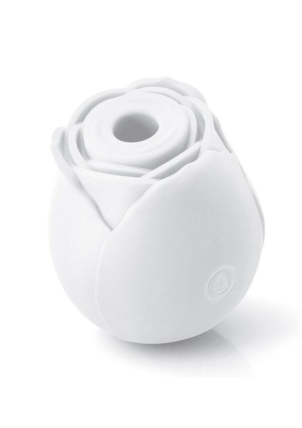 Inya The Rose Silicone Rechargeable Glow in the Dark Clitoral Stimulator - White - Image 2