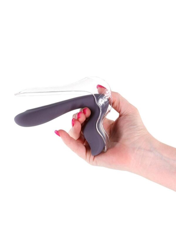 Inya Gynovibe Rechargeable Silicone Speculum Vibrator - Purple - Image 3