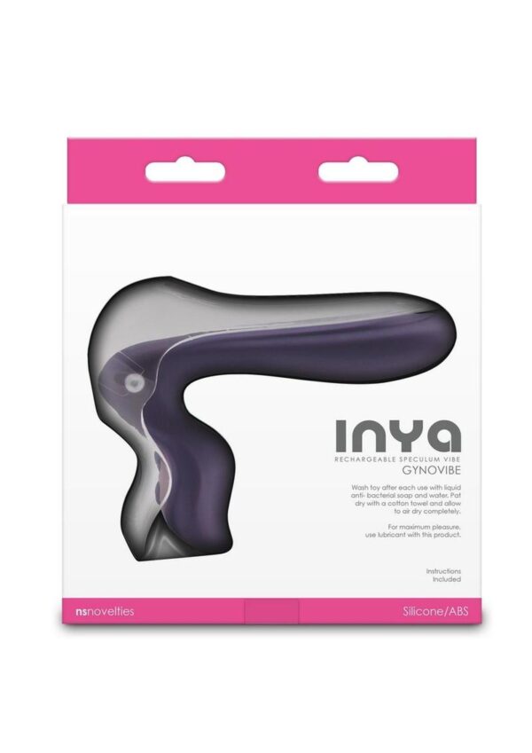 Inya Gynovibe Rechargeable Silicone Speculum Vibrator - Purple - Image 4