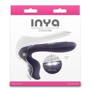 Inya Gynovibe Rechargeable Silicone Speculum Vibrator - Purple