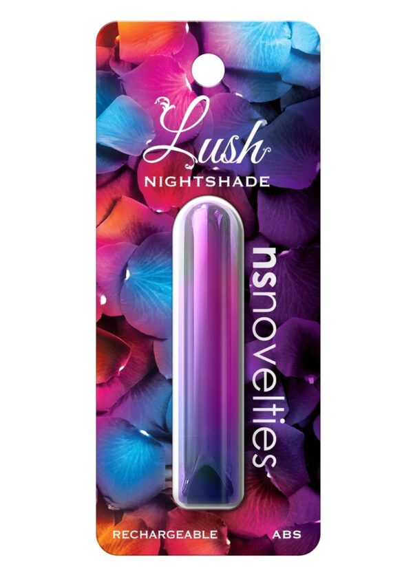 Lush Nightshade Rechargeable Petite Bullet Vibrator - Rainbow