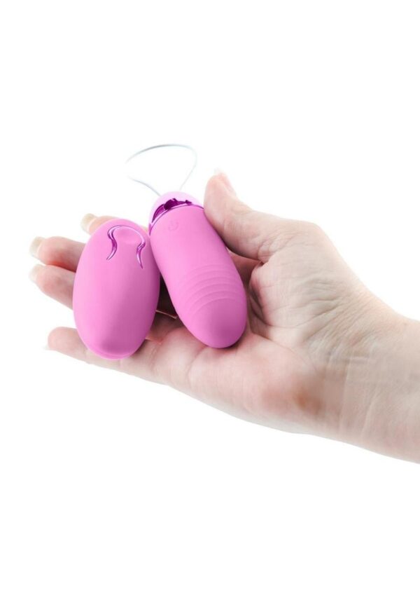 Revel Winx Rechargeable Silicone Bullet with Remote Control - Pink - Image 3