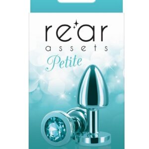Rear Assets Aluminum Anal Plug - Petite - Teal