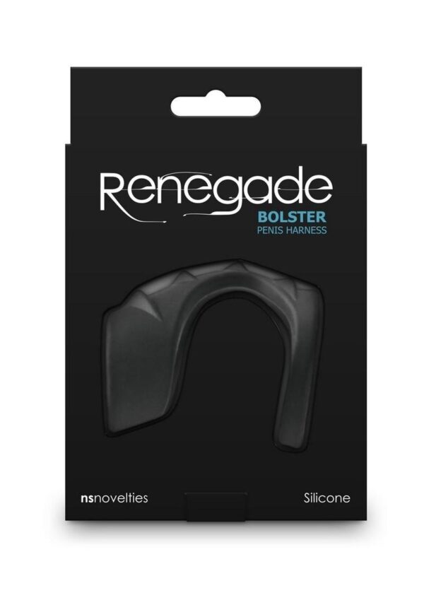 Renegade Bolster Silicone Cock Ring - Black - Image 4