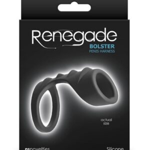Renegade Bolster Silicone Cock Ring - Black