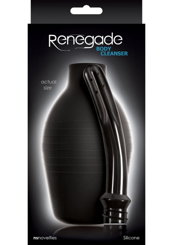 Renegade Body Cleanser Silicone Enema - Black - Image 2