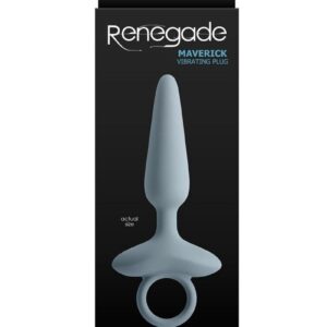 Renegade Maverick Rechargeable Silicone Anal Plug - Gray