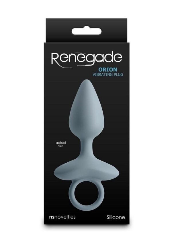 Renegade Orion Rechargeable Silicone Anal Plug - Gray