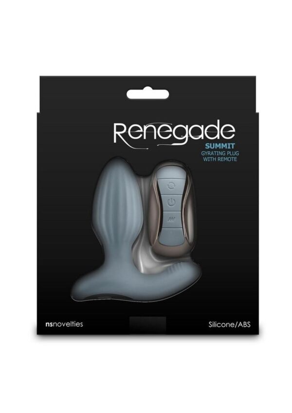 Renegade Summit Rechargeable Silicone Prostate Stimulator - Gray - Image 4