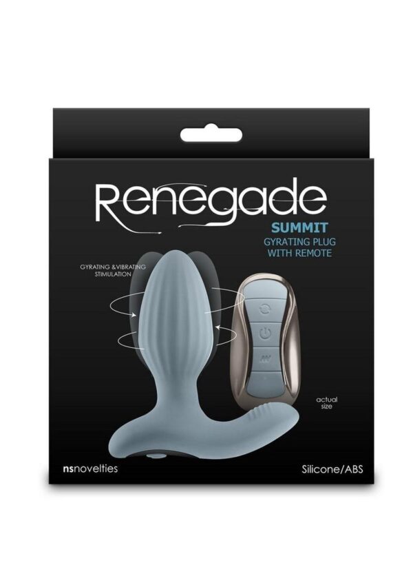 Renegade Summit Rechargeable Silicone Prostate Stimulator - Gray