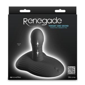 Renegade Thrust and Grind Rechargeable Silicone Vibrator - Black