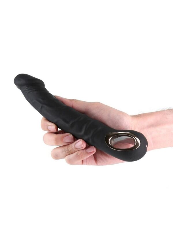 Renegade Rimmer Rechargeable Silicone Vibrator - Black - Image 3