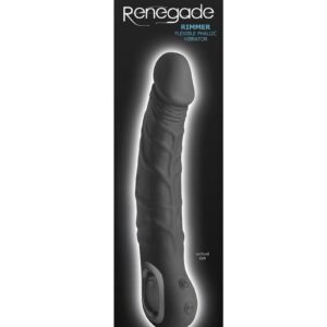 Renegade Rimmer Rechargeable Silicone Vibrator - Black