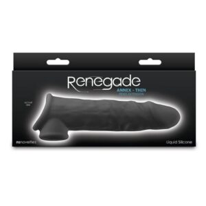 Renegade Annex Silicone Penis Extension - Thin - Black