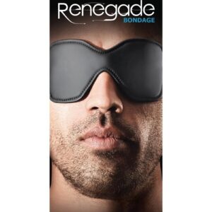 Renegade Bondage Vinyl Blindfold - Black