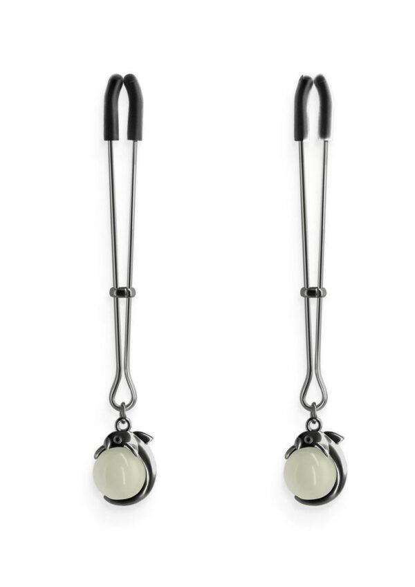 Bound Nipple Clamps G1 Iron Glow in the Dark - Gray - Image 2
