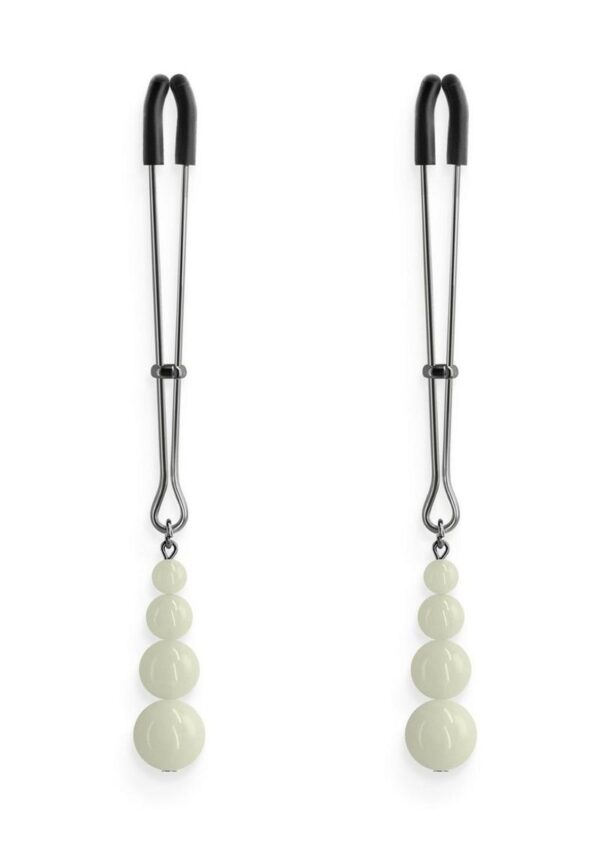 Bound Nipple Clamps G2 Iron Glow in the Dark - Gray - Image 2