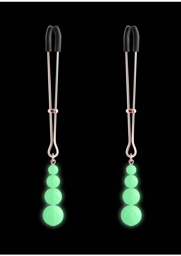 Bound Nipple Clamps G2 Iron Glow in the Dark - Rose Gold - Image 4
