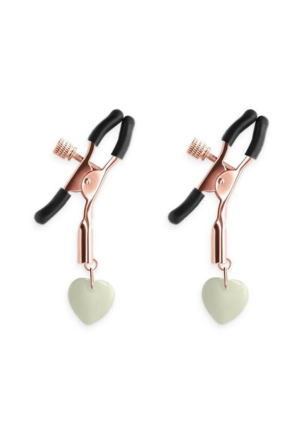 Bound Nipple Clamps G3 Iron Glow in the Dark - Rose Gold - Image 2