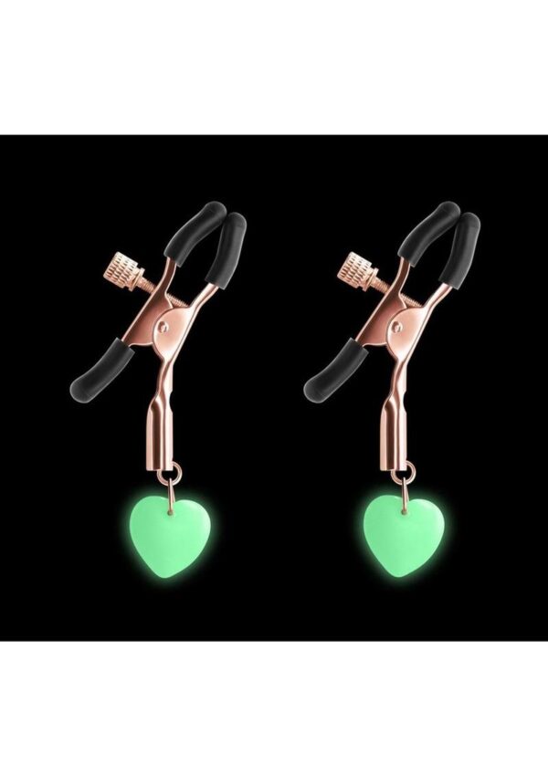 Bound Nipple Clamps G3 Iron Glow in the Dark - Rose Gold - Image 4